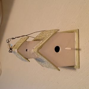 Vintage birdhouse ornament
